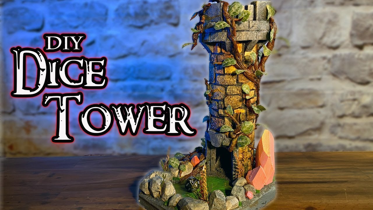 DIY Dice Tower for Dungeons and Dragons