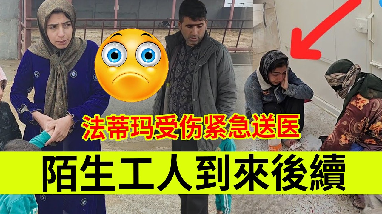 陌生工人到来后续，法蒂玛意外受伤紧急送医。伊朗女人米娜纪录片最新后续