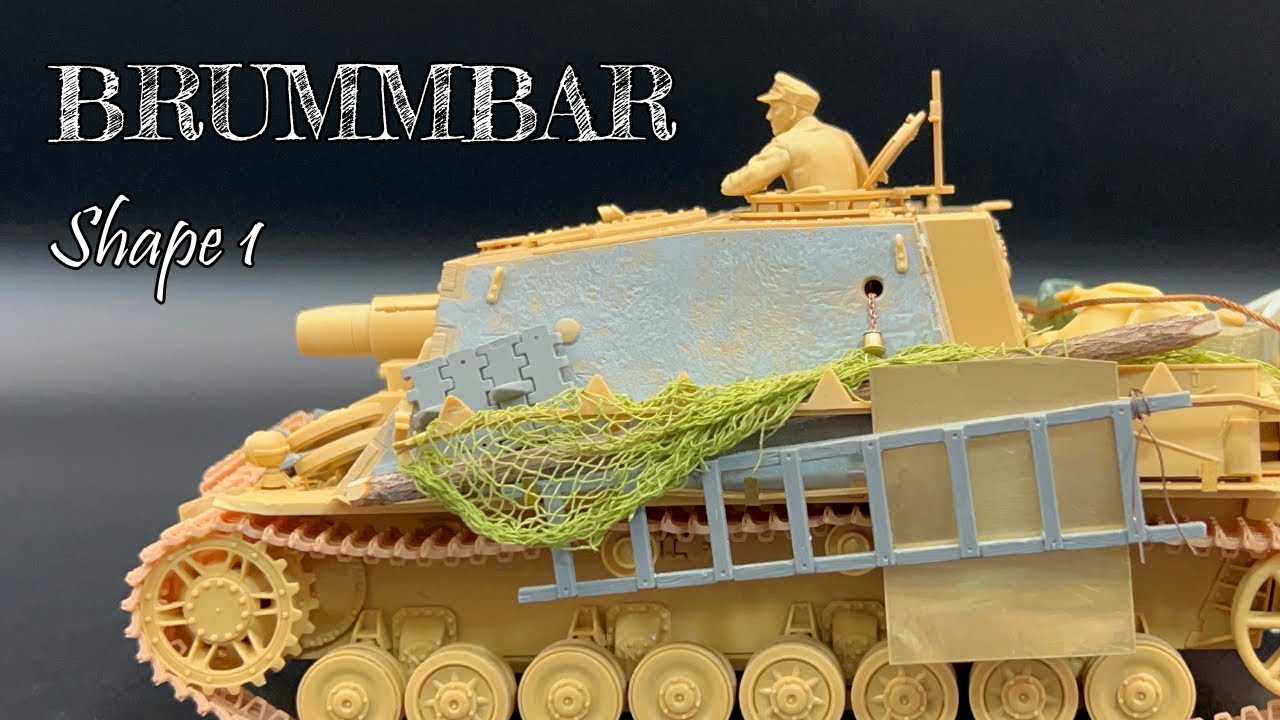 TAMIYA 1/35 BRUMMBAR  Model building  TANK MODEL  #modelmaking #howtomake #scalemodel
