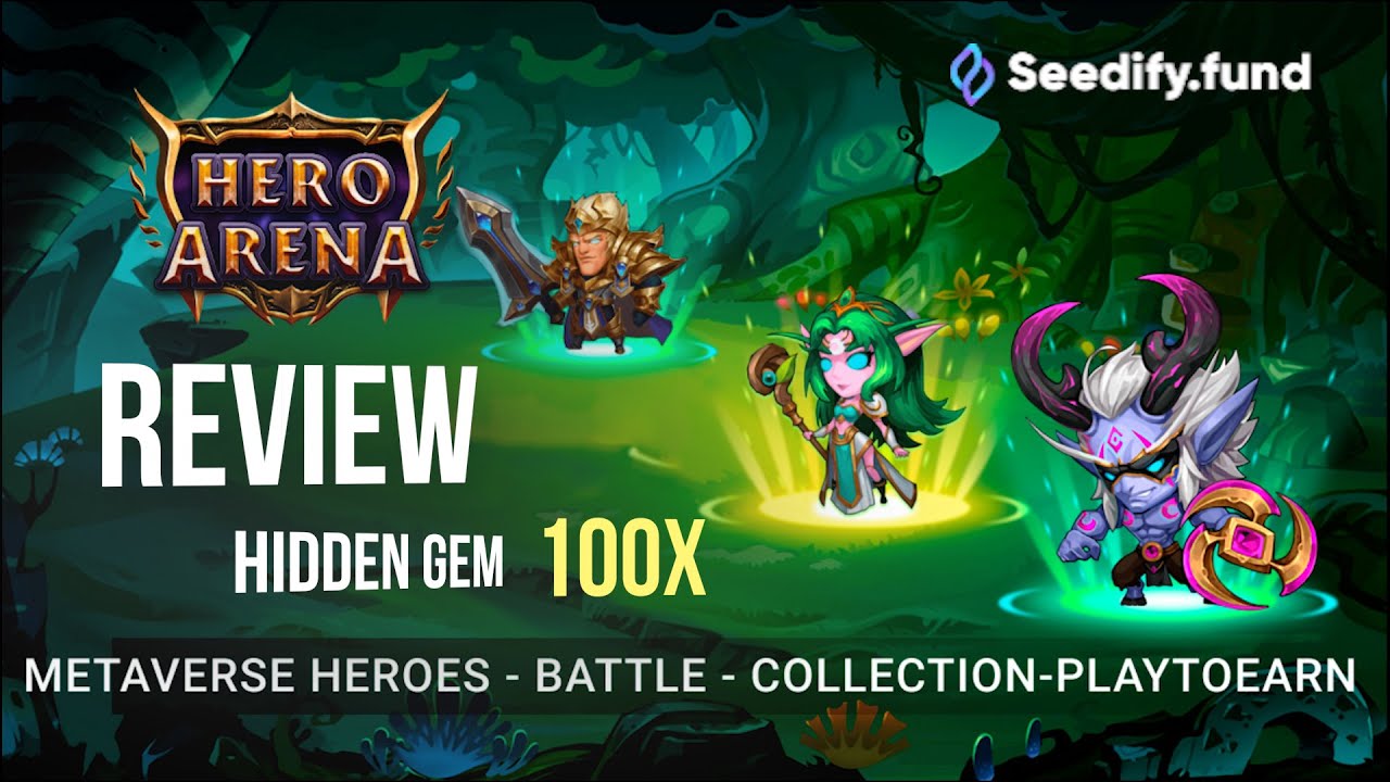 Обзор игры Hero Arena:  IGO на Launchpad Seedify 100x?! Blockchain RPG game, вдохновленная DOTA🔥
