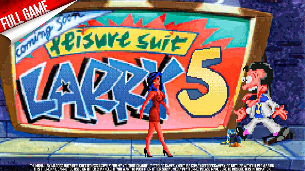 Leisure Suit Larry 5 (PC DOS, 1991) Longplay (Perfect Score 1000/1000)