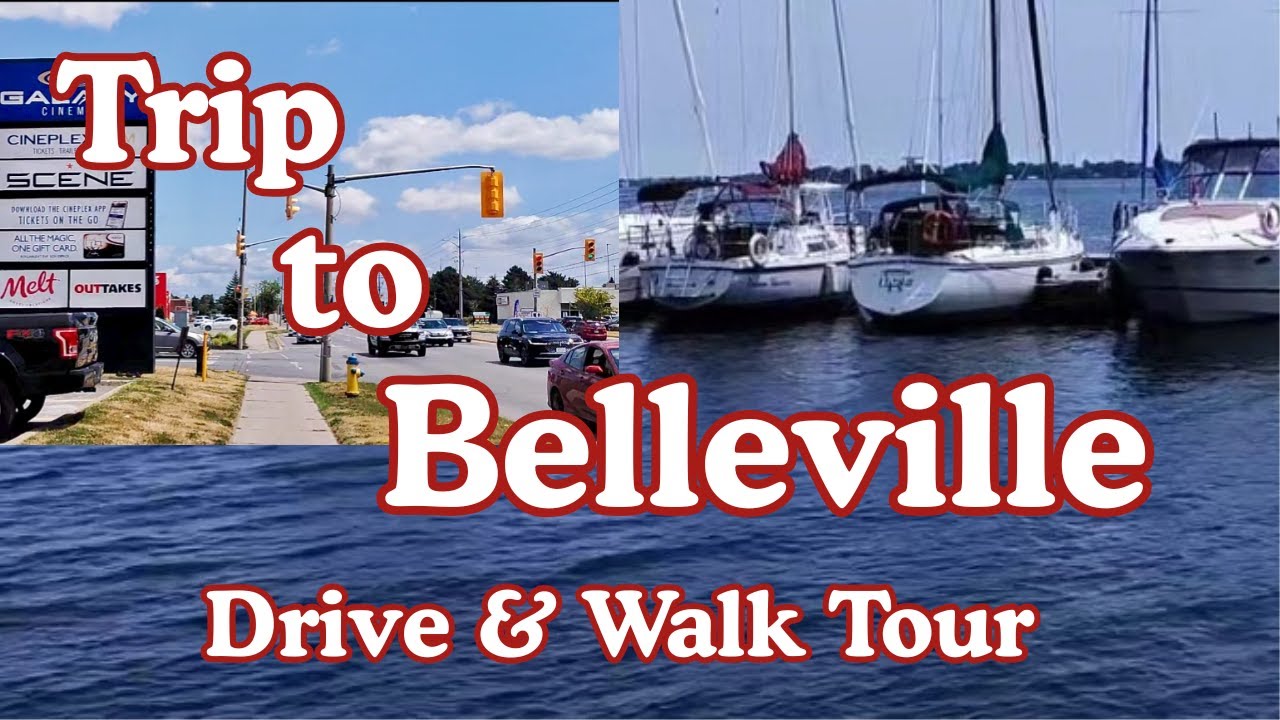Belleville City Drive + Walk 🚶| Quinte Mall to Meyers Pier & Trails | Waterfront Walk I August 2025