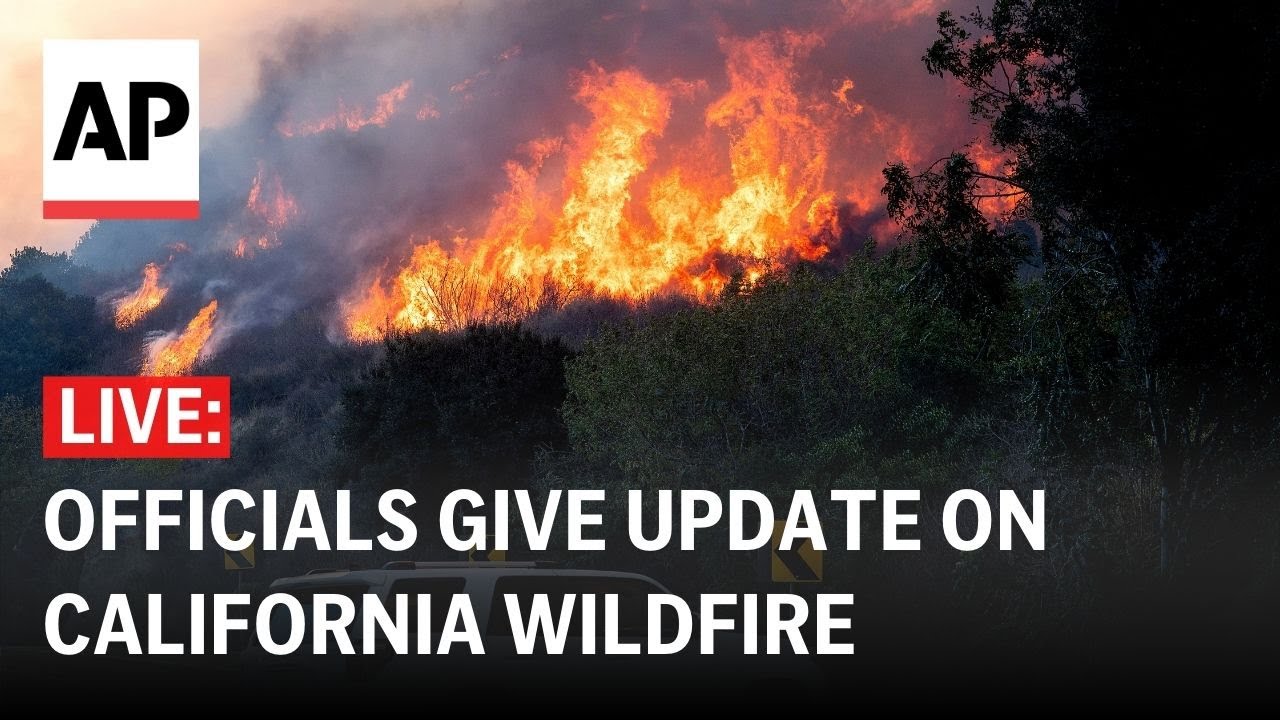 LIVE: Ventura County officials give update on Mountain Fire in California