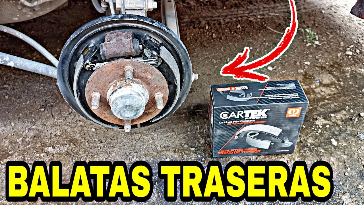 🛠️ Cambio de BALATAS Traseras TSURU 3 | Como cambiar balatas de auto 🛠️