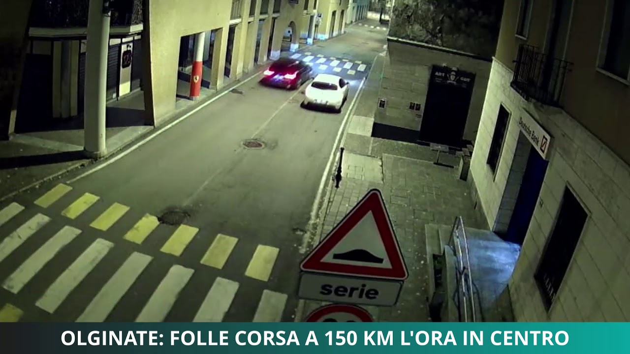 Olginate, folle corsa a 150 chilometri l'ora