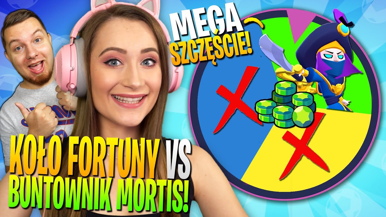 Koło fortuny vs BUNTOWNIK Mortis w Brawl Stars ... (WIELKI pojedynek!)