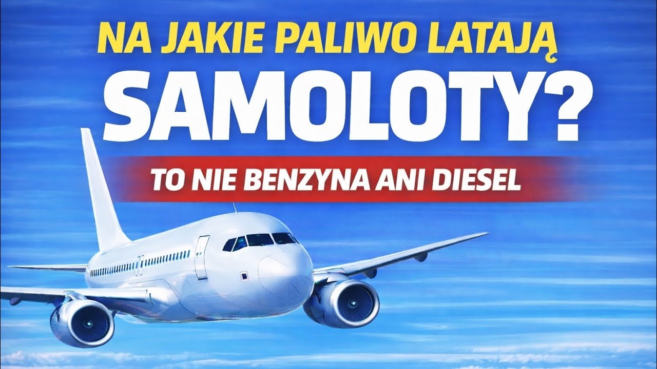 Na jakie paliwo latają samoloty? To nie benzyna ani diesel.