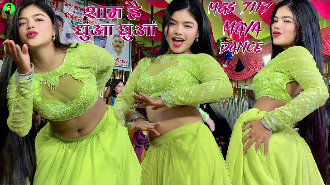Sham hai dhuan dhuan mare da Rani chhua chhua dj maya ke dance new 2025 mela dance #itz #maya #dance