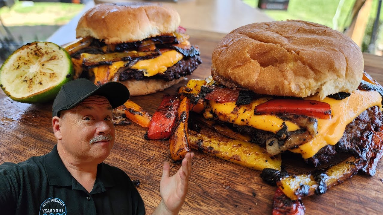 Fajita Smashburgers on the Blackstone Griddle