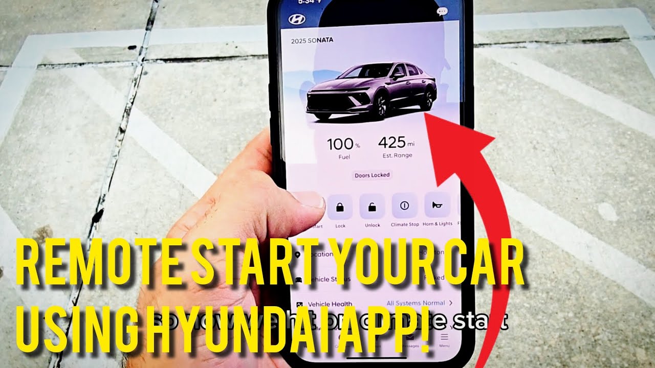 КАК ДИСТАНЦИОННО ЗАВЕСТИ ВАШ HYUNDAI С ПОМОЩЬЮ ПРИЛОЖЕНИЯ HYUNDAI ЧЕРЕЗ BLUELINK! БЫСТРО И ПРОСТО...