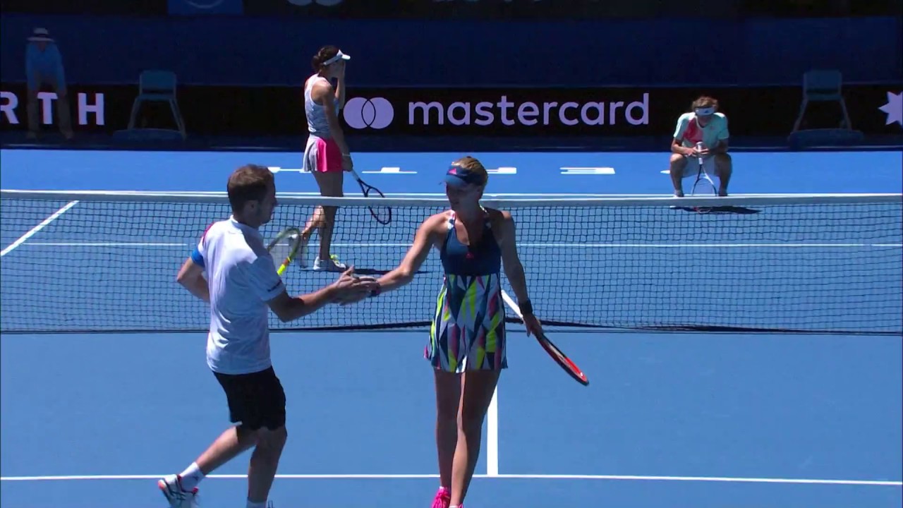 Petkovic facepalms after forgetting Fast4 rules - Mastercard Hopman Cup 2017