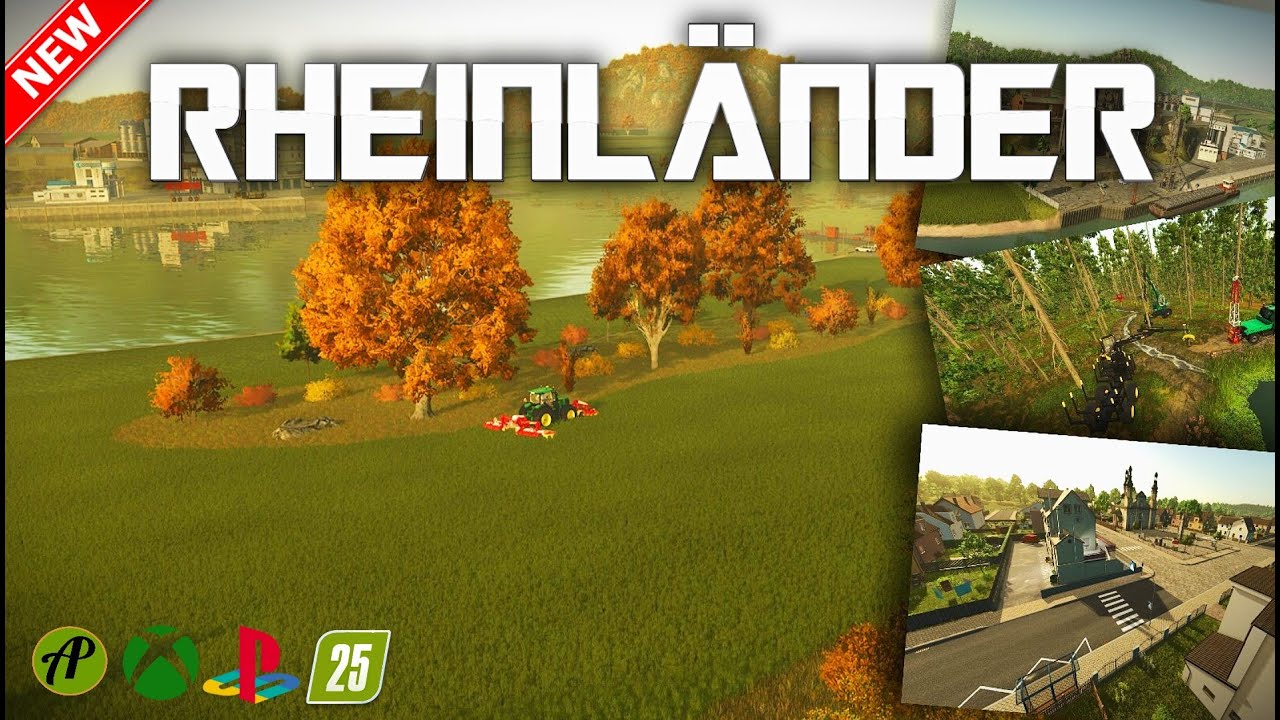 LS25🆕NEW MAP: RHEINLÄNDER | FARMING SIMULATOR 25 | 