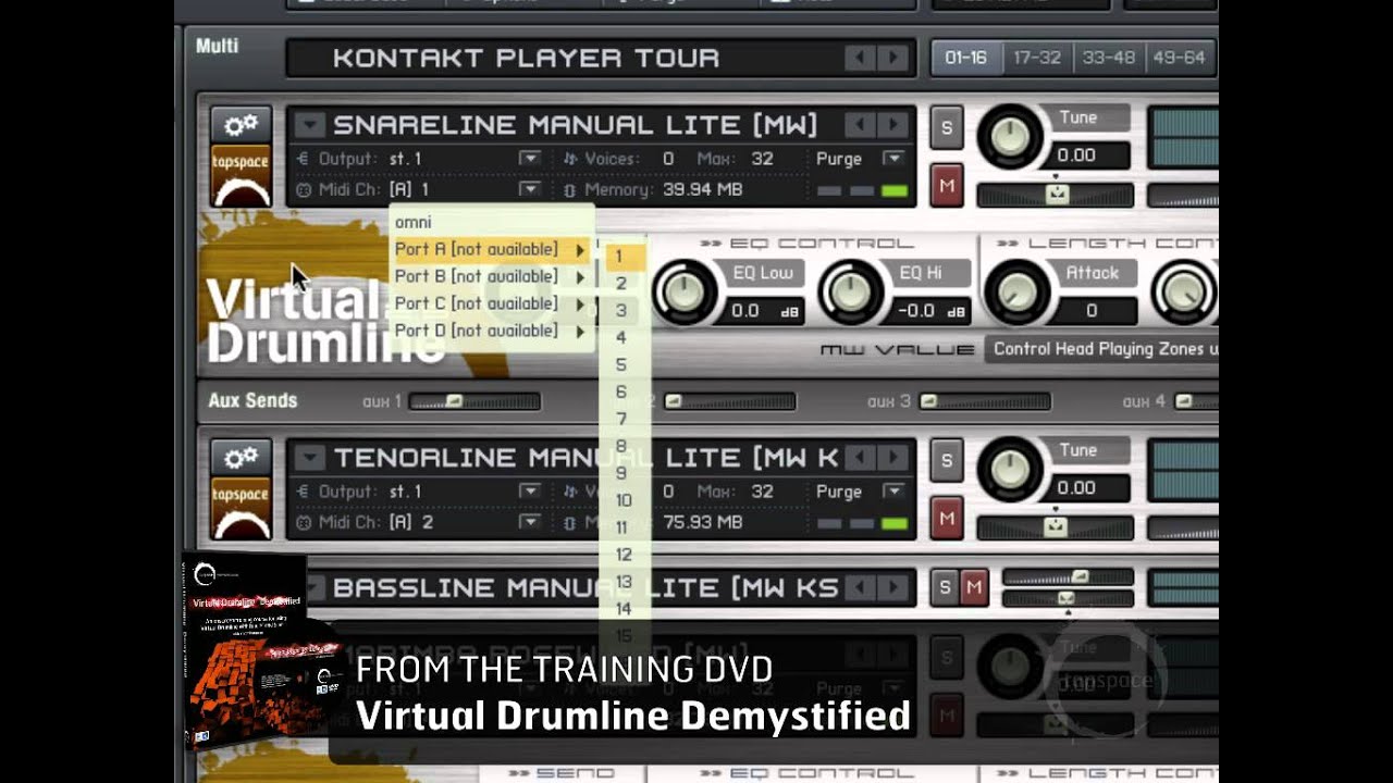 Kontakt Player Tour (from VDL Demystified)