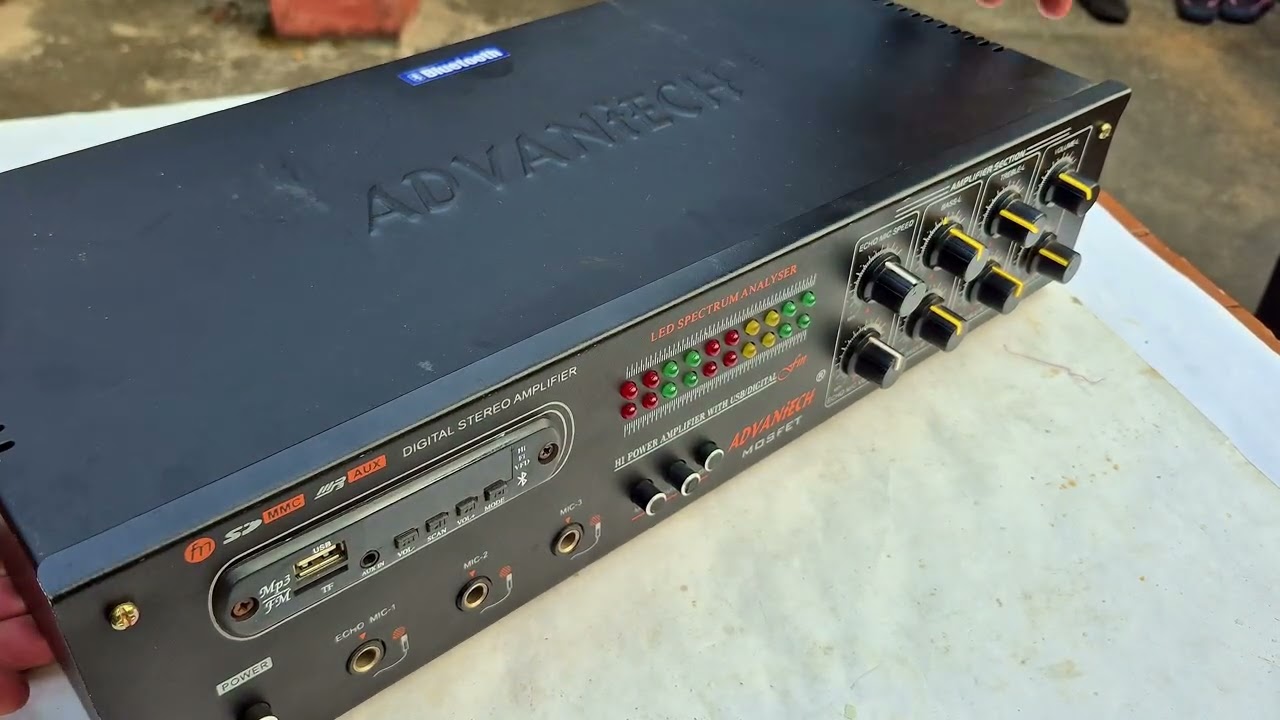 Amplifier 4 Mosfet Bluetooth Amplifier Open || 4 Transistor 2sc5200 #amplifier