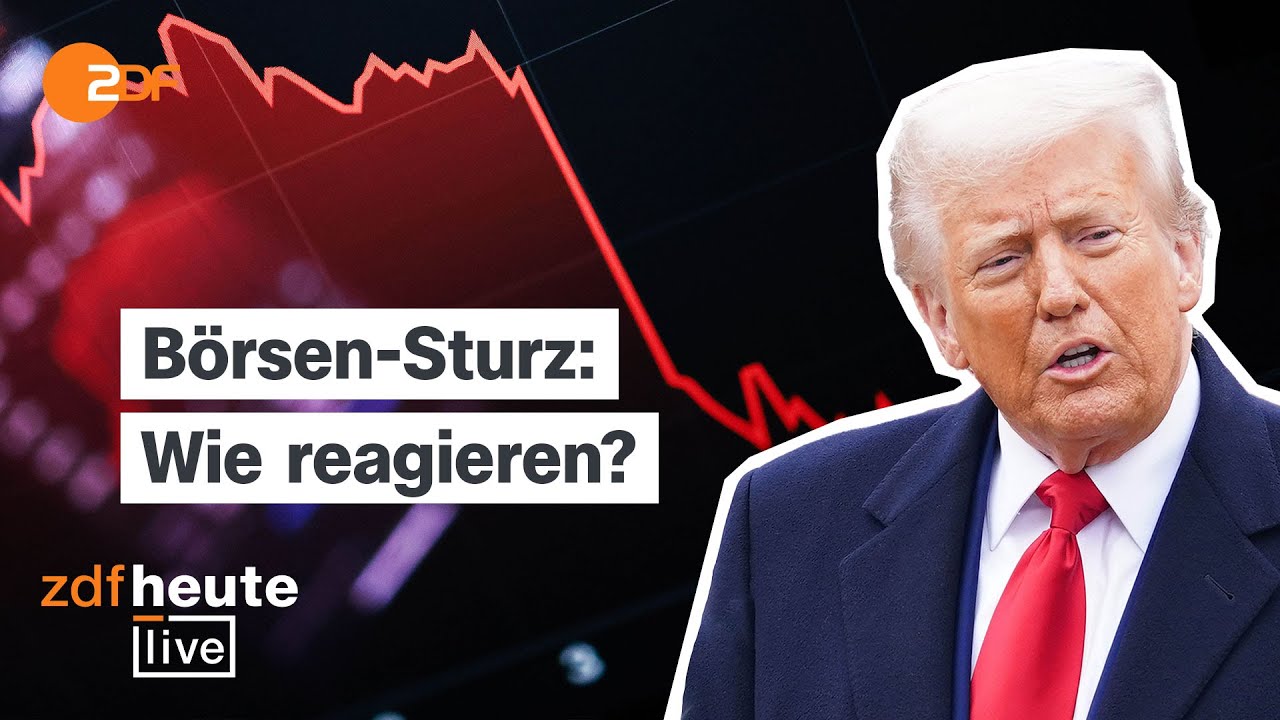 Sturz an den Börsen: Was man jetzt über ETF und Co. wissen muss | Finanzexperte bei ZDFheute live