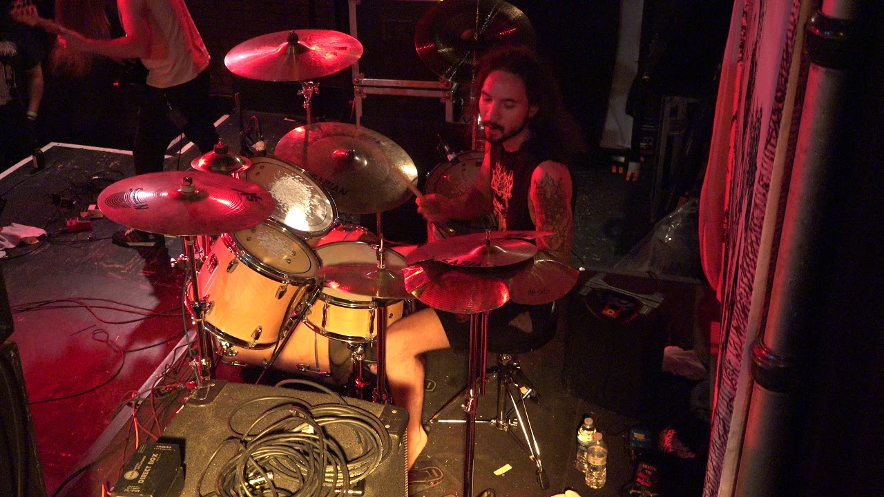 BLOOD INCANTATION  Isaac Faulk Drum Cam Santa Ana, CA.  10-11-2019