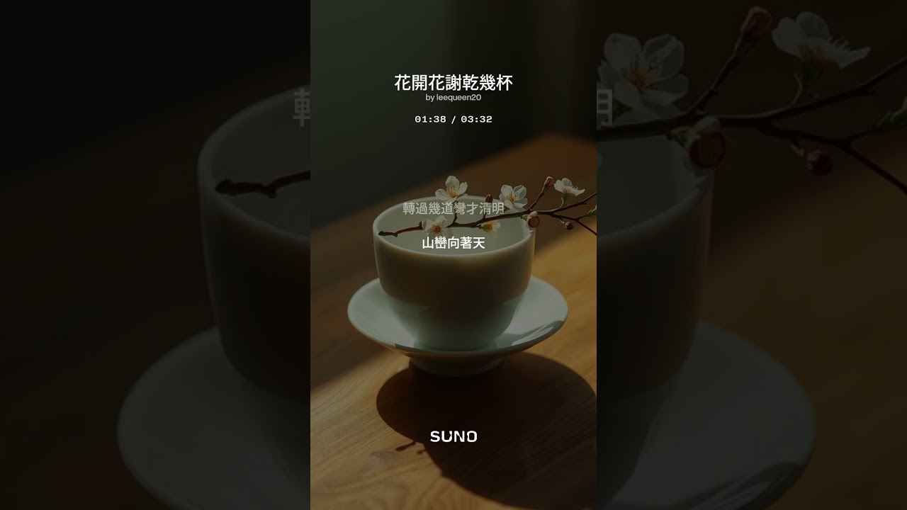 花開花謝乾幾杯