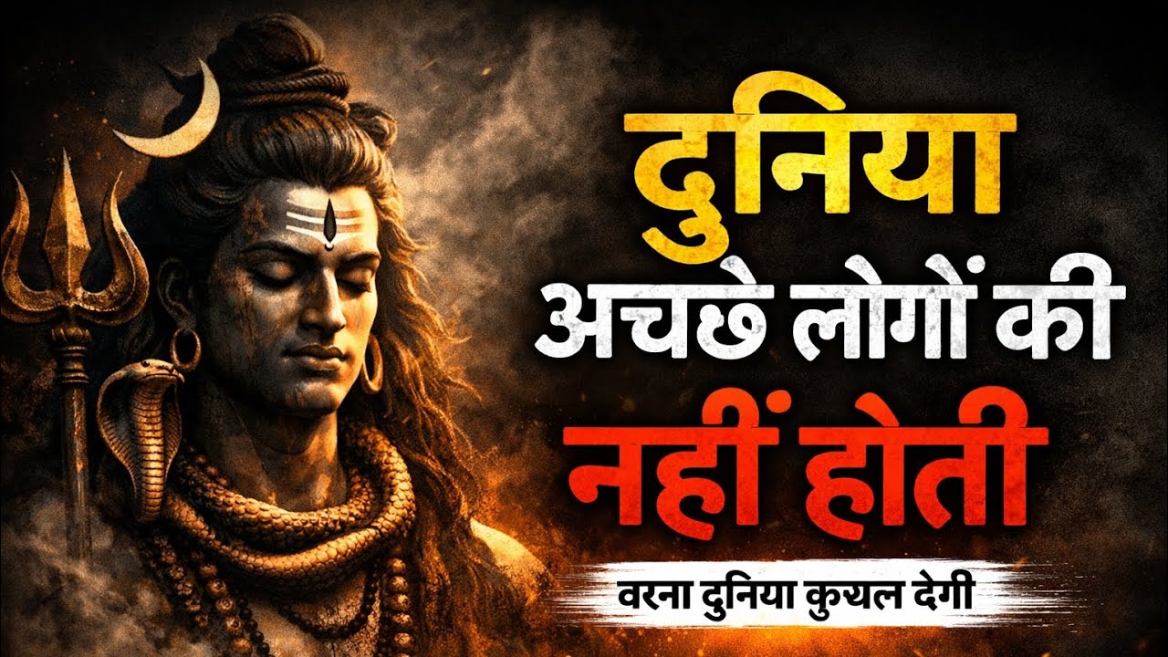 दुनिया अच्छे लोगों की नहीं होती…