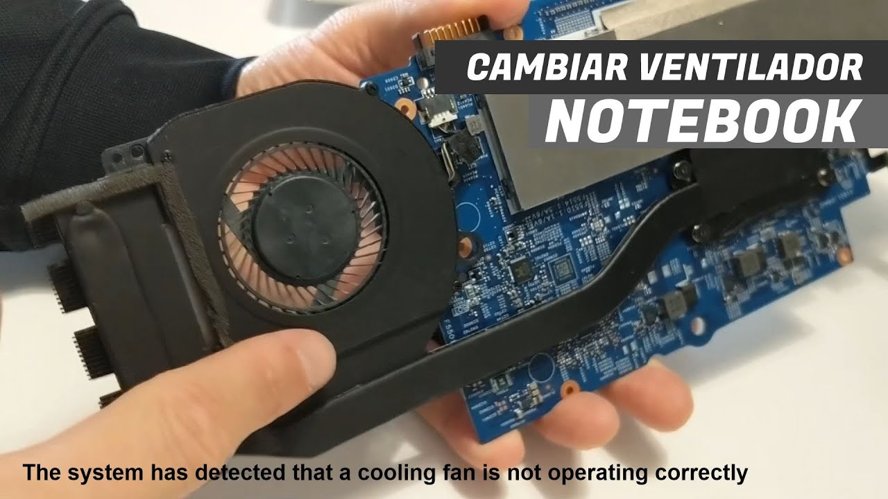 Cambiar VENTILADOR Notebook