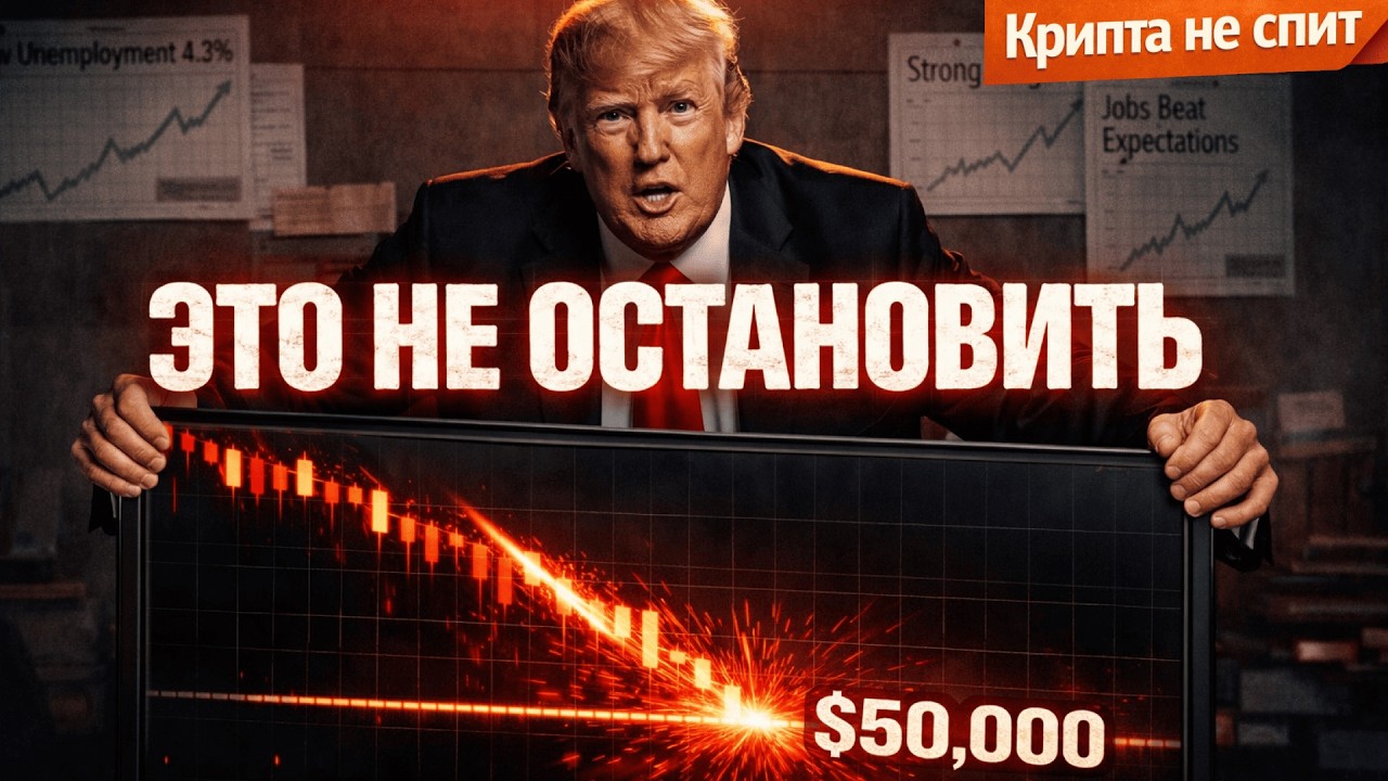 Экономика США УНИЧТОЖАЕТ БИТКОИН! Как банки давят на крипту? | Крипта не спит 9-15.02.2026