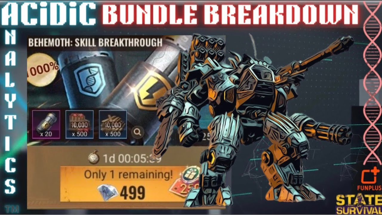 🐒 State of Survival | ALL BUNDLES - Behemoth Skill Breakthrough