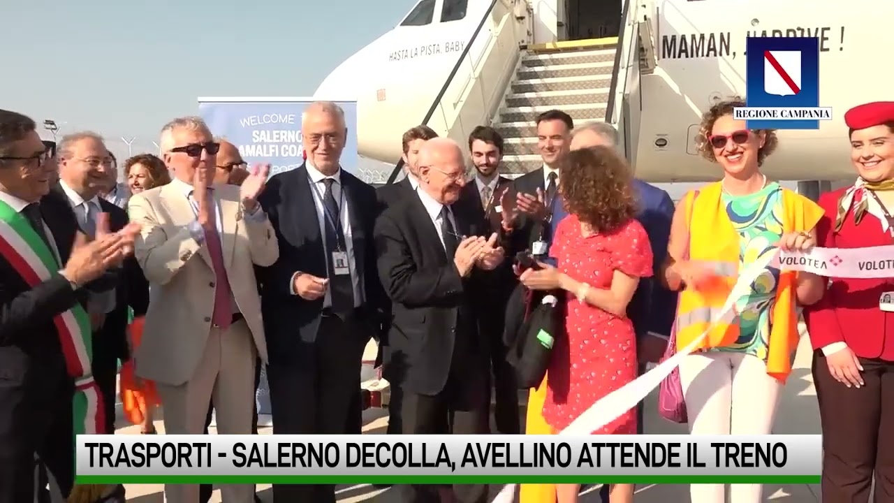 A Salerno si decolla, l’Irpinia attende il treno
