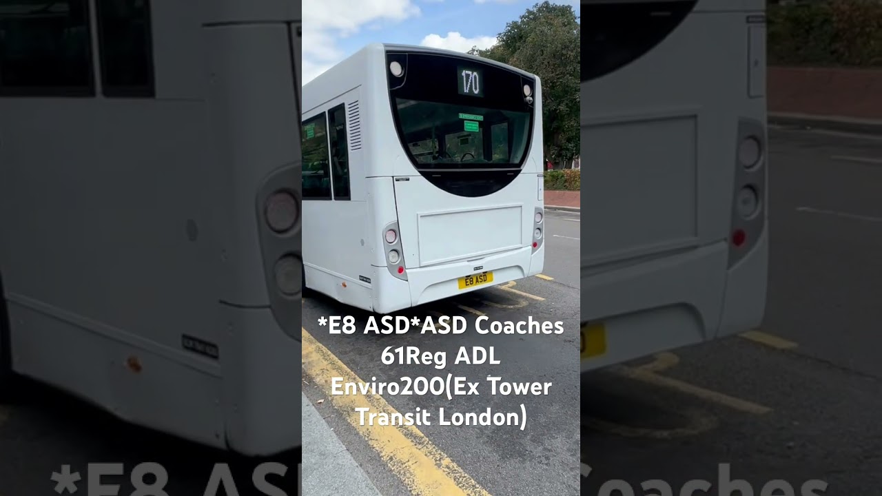 *E8 ASD*ASD Coaches 61Reg ADL Enviro200(Ex Tower Transit London)
