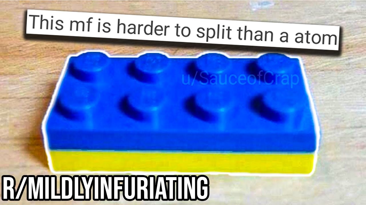 Lego's That Can't Be Unstuck | r/MildlyInfuriating