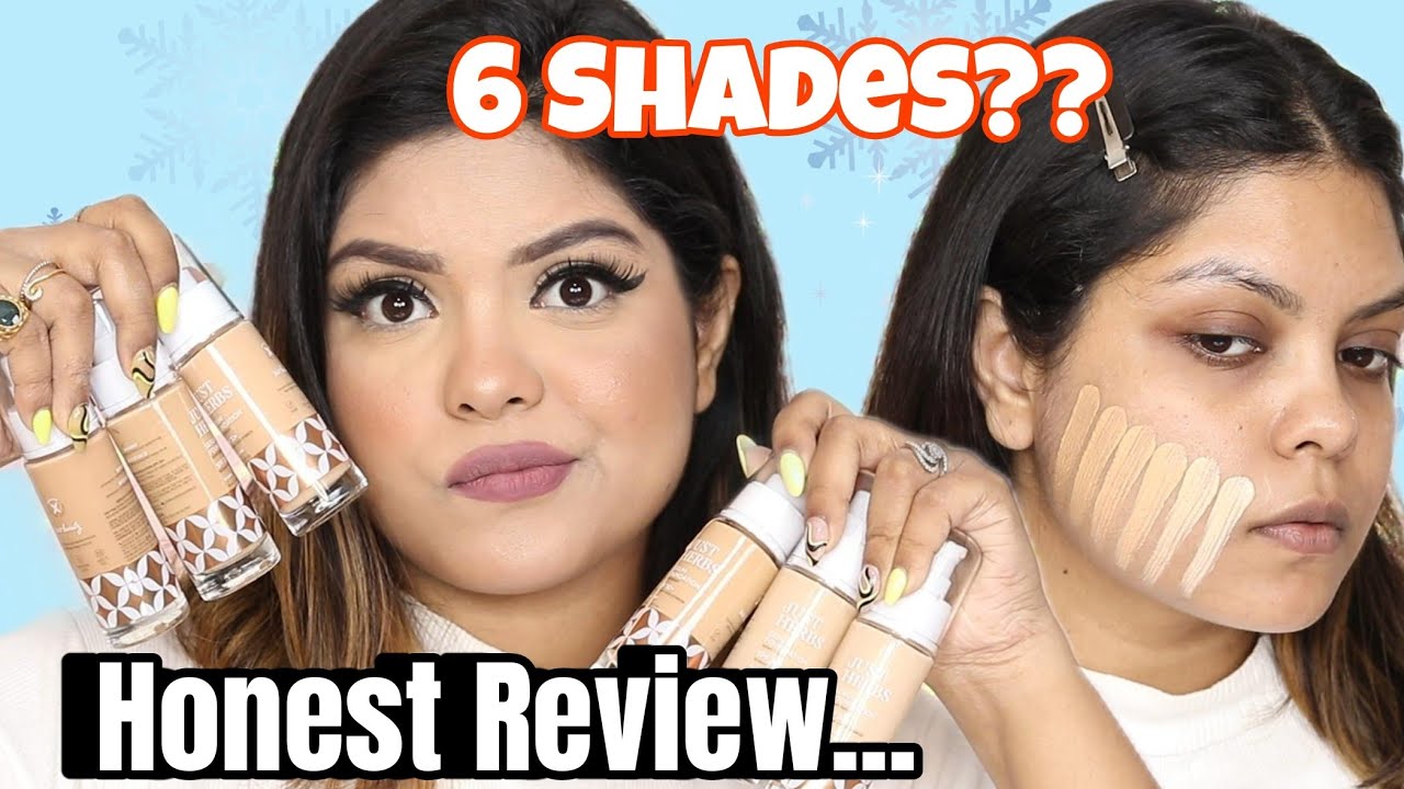 NEW LAUNCH- JUST HERBS SERUM FOUNDATION, CONCEALER AND PRIMER | HONEST REVIEW