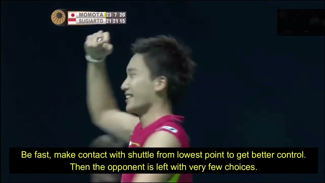 Kento Momota Net Spins Master Trick Shot #3