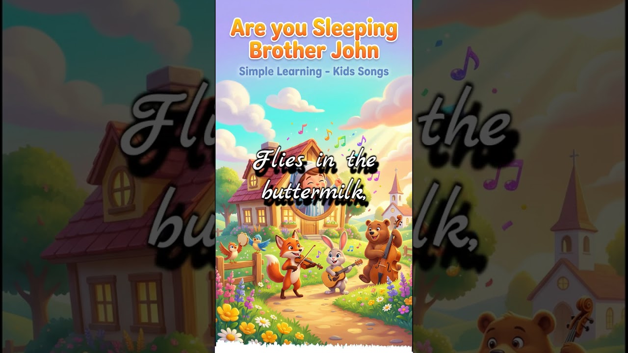 Are You Sleeping Brother John - Nursery Rhyme for Kids 🎵