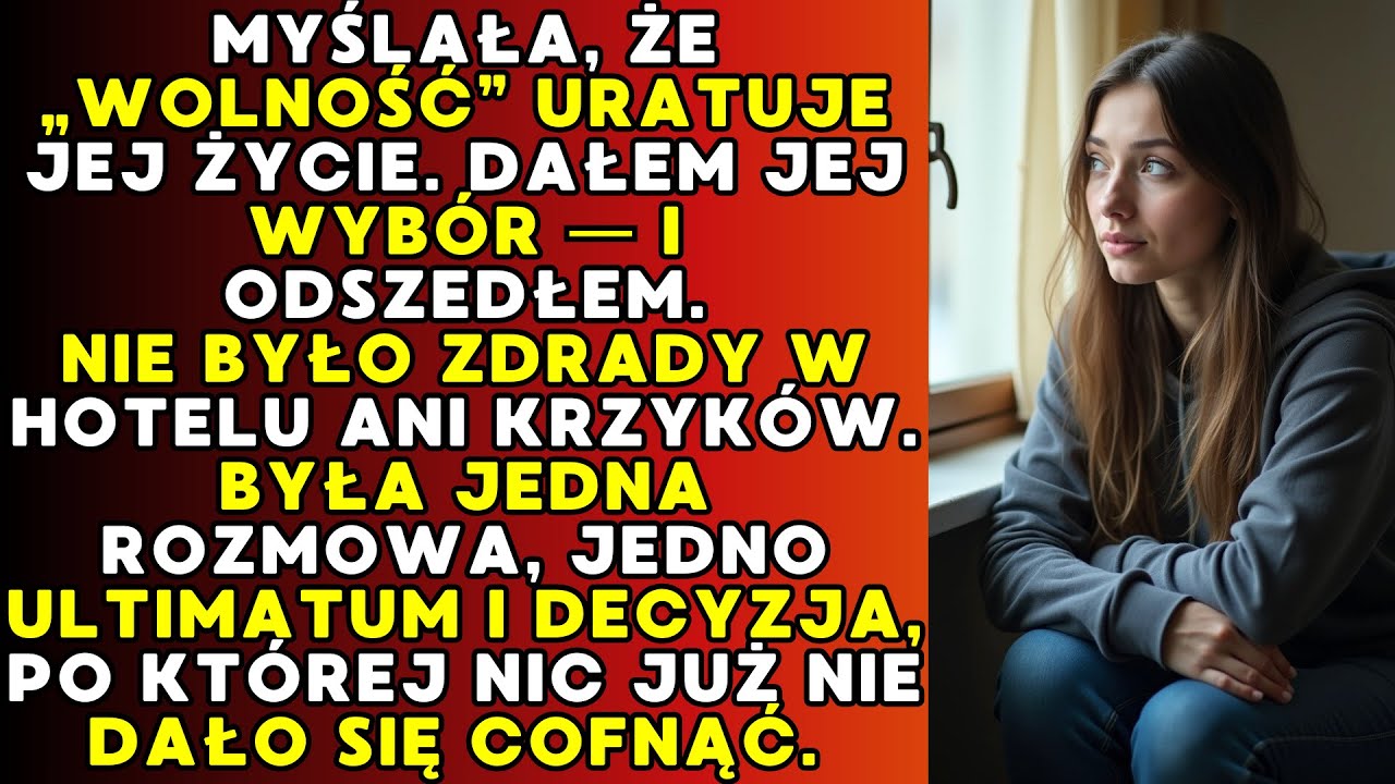 Moja żona chciała &bdquo;wolności&rdquo;. Gdy się zgodziłem&hellip; straciła wszystko