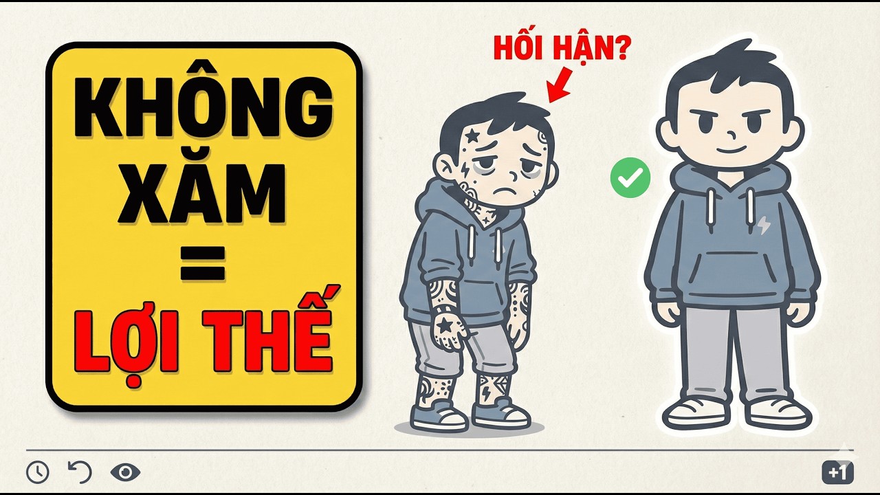 4 Lý Do Không Xăm Hình Làm Bạn 'Vượt Trội' Trong Cuộc Sống!