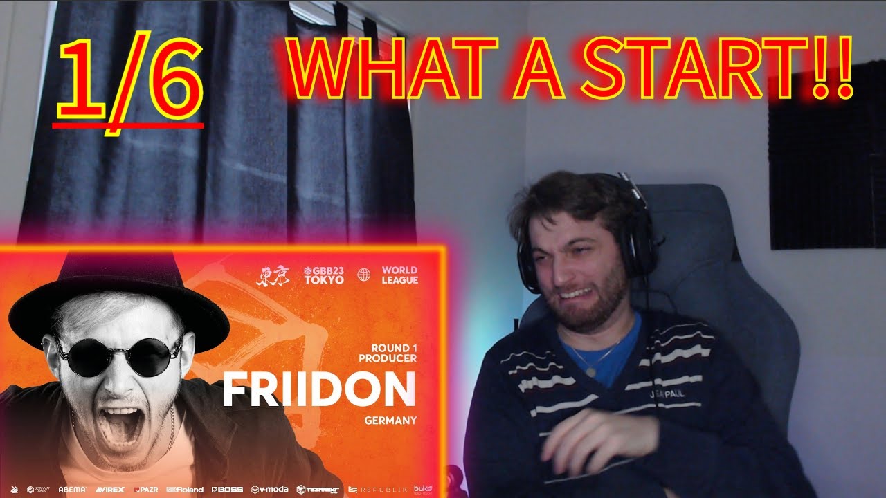 FRIIDON 🇩🇪 | GBB 2023 | WORLD LEAGUE | Producer Showcase Round 1 (REACTION) #beatbox #reaction