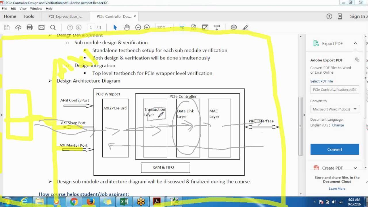 PCIe TL DV SES1 01SEP16