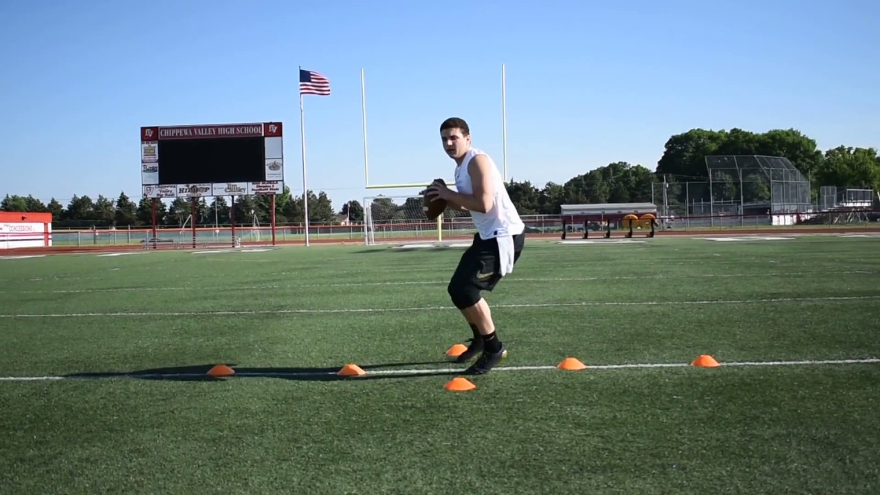 Potenza QB Footwork 6 Cone Drill