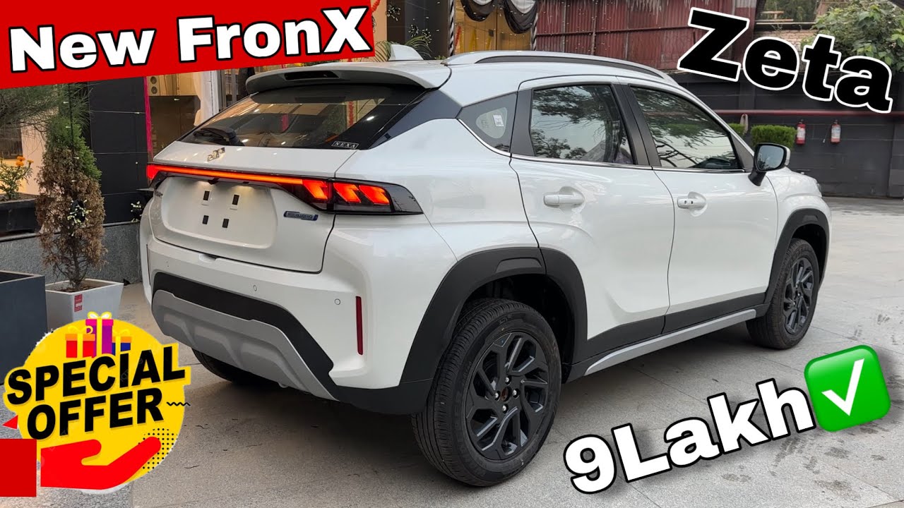 New FRONX White Updated Zeta Model || Maruti Suzuki Fronx 2025 2nd Top Model Review