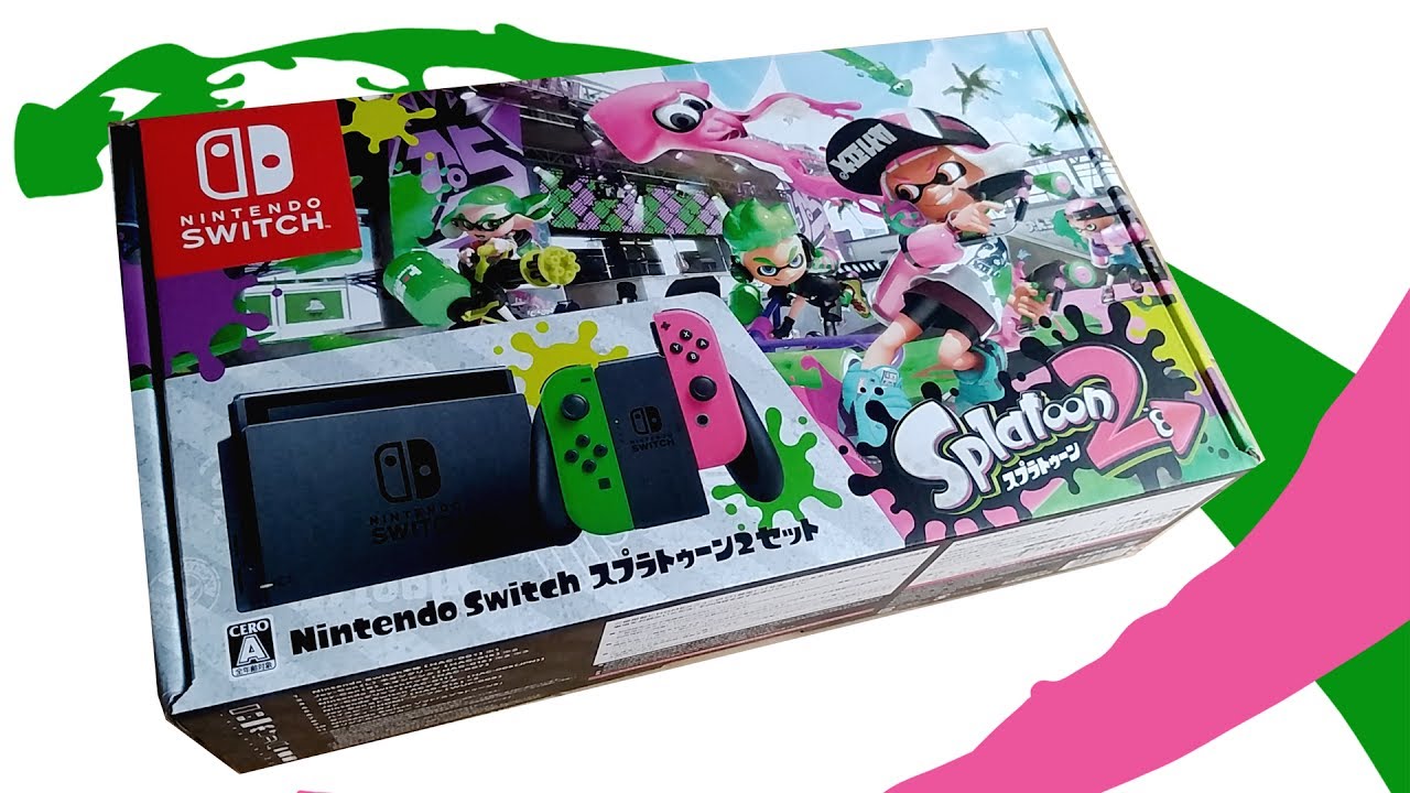 Unboxing the Nintendo Switch Splatoon 2 Edition