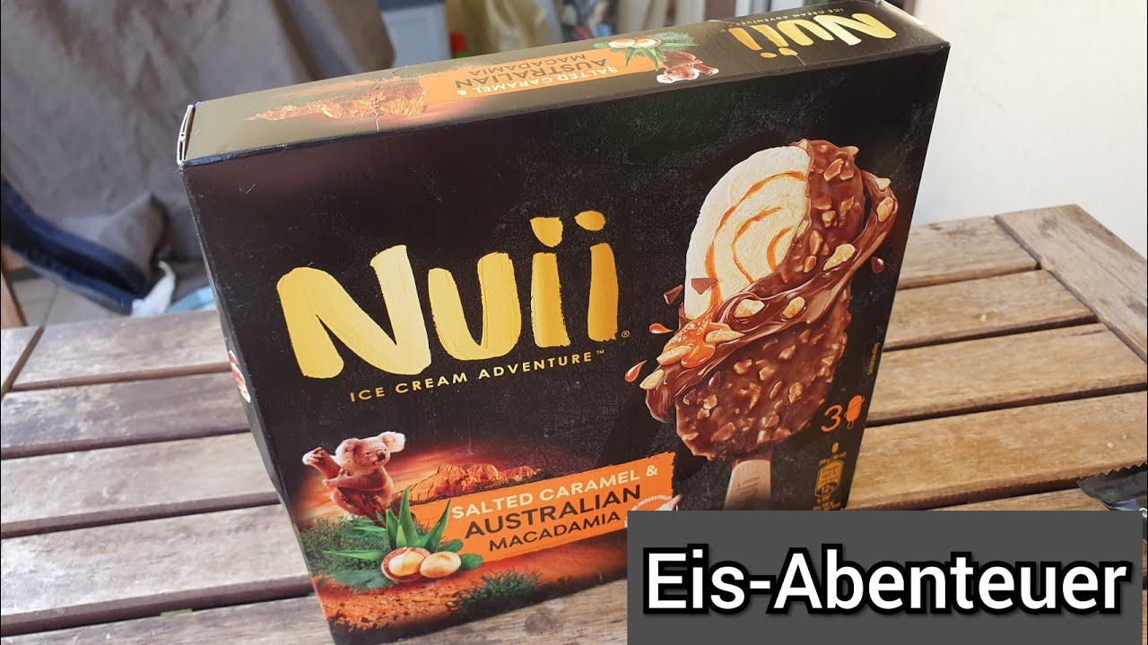 Nuii Ice Cream Adventures Salted Caramel & Australian Macadamia | Test | FoodLoaf