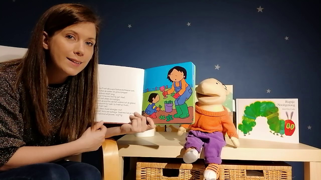 Anna en haar groentetuintje