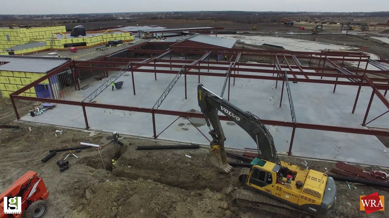 WRA Architects / Crandall ISD Construction Update Hollis T Dietz Elementary