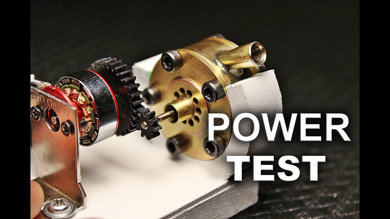Micro Tesla Turbine Power Test