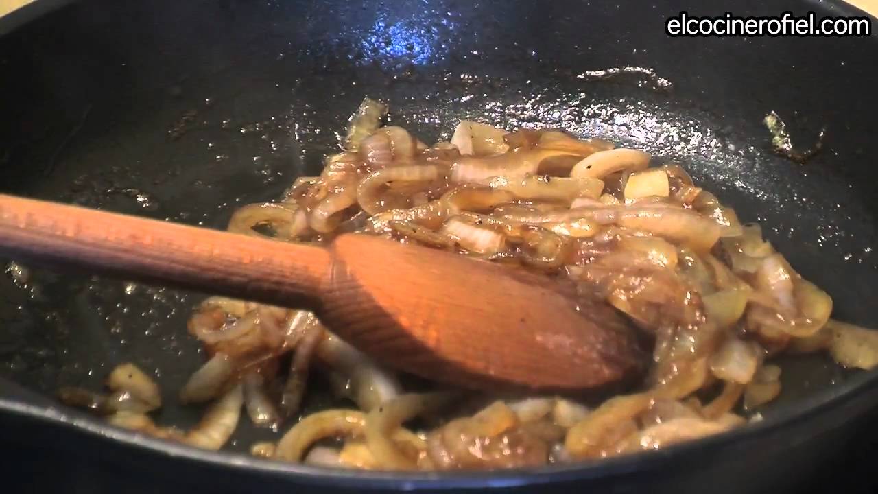 EL COCINERO FIEL #282 - HAMBURGUESA CON PATATAS (Y CEBOLLA CARAMELIZADA)