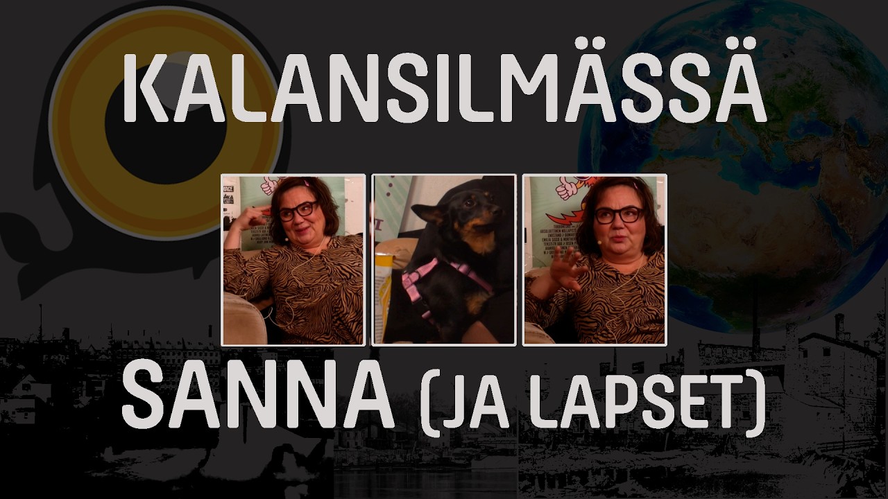 Kalansilmässä   Sanna ja lapset