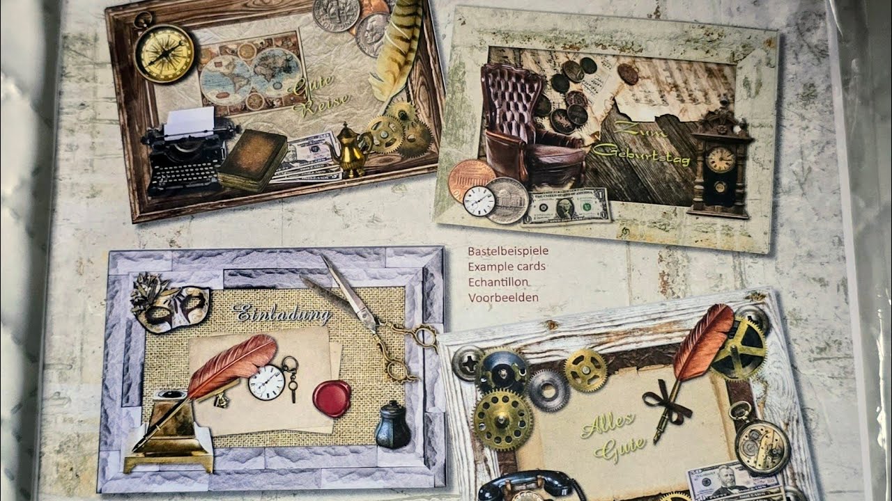 Reddy Build a Card Kit- Vintage 1 