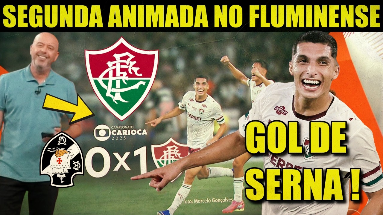 GLOBO ESPORTE RJ DE HOJE: NOTÍCIAS DO FLUMINENSE HJ | COM GOL DE SERNA FLU VENCE VASCO NA SEMIFINAL