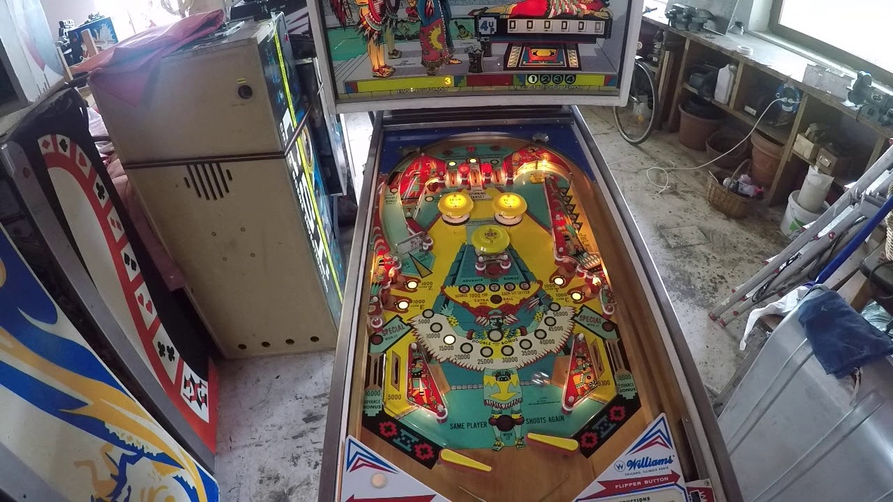 #35 Flipper Aztec 1976, Gameplay, Williams Pinball Automat