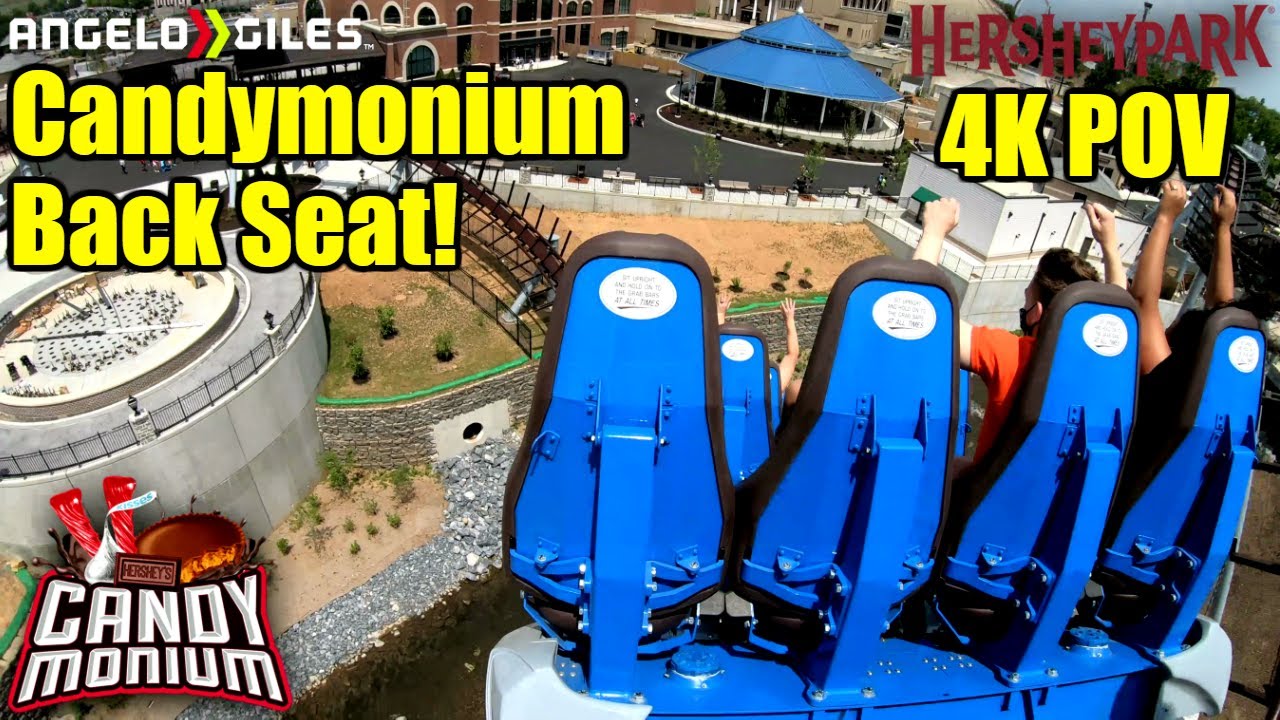 Candymonium In 4K | Back Seat | POV | Hersheypark!