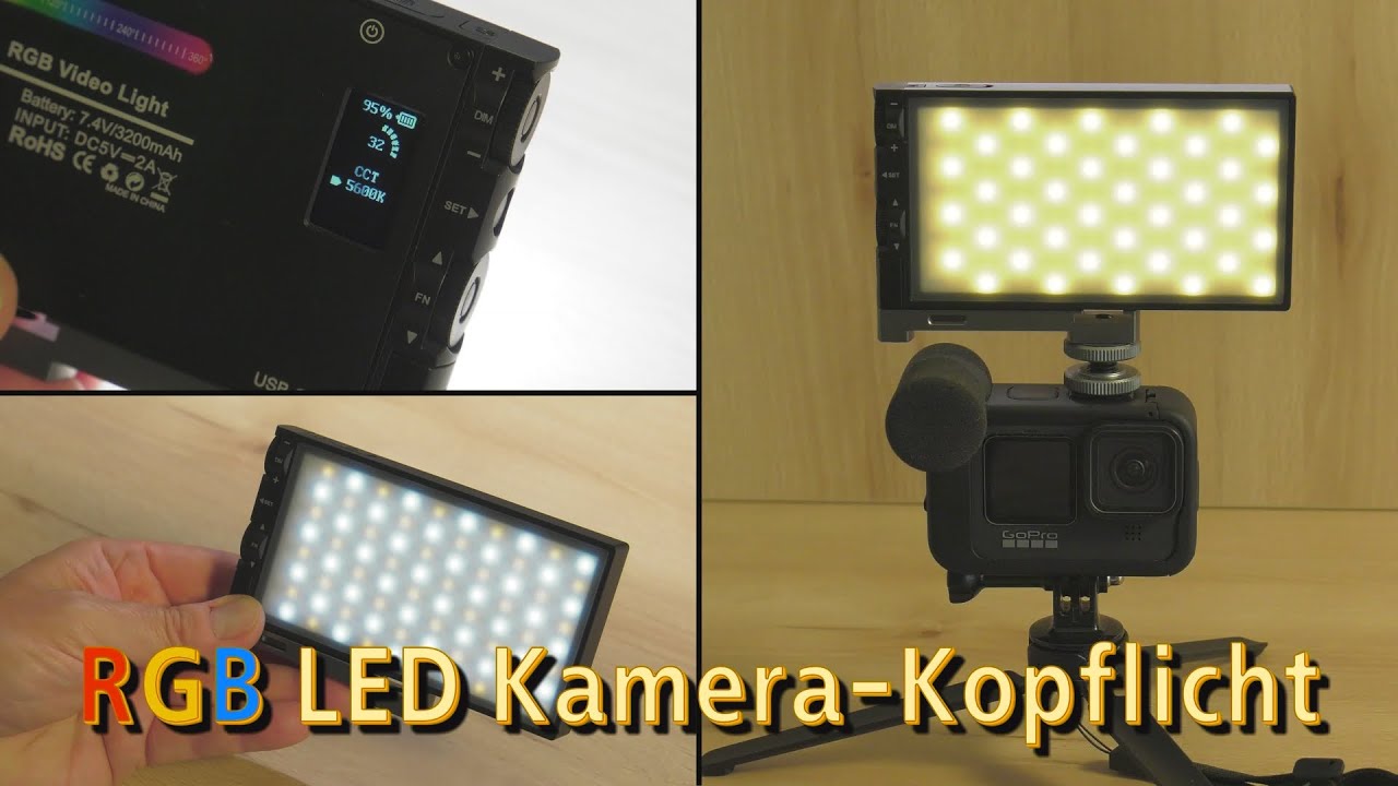 Outboxing- Vorstellung: LED Kamera-Kopflicht