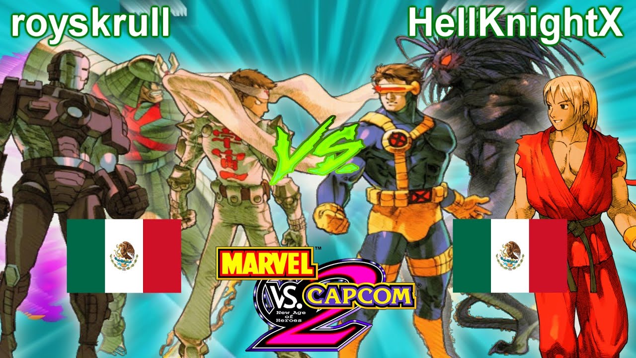 Marvel vs Capcom 2: New Age of Heroes - royskrull vs HellKnightX